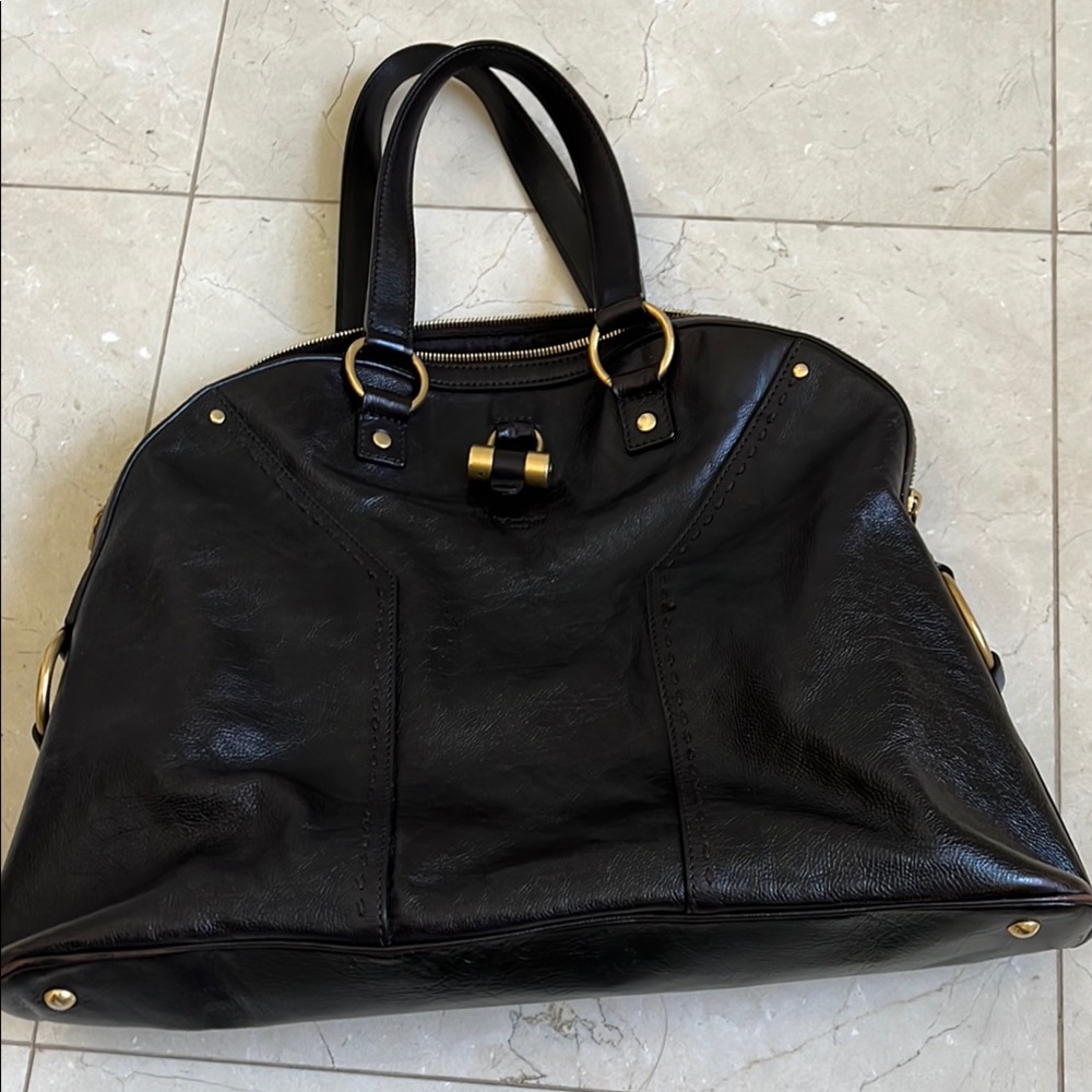 YSL dark Brown Bag